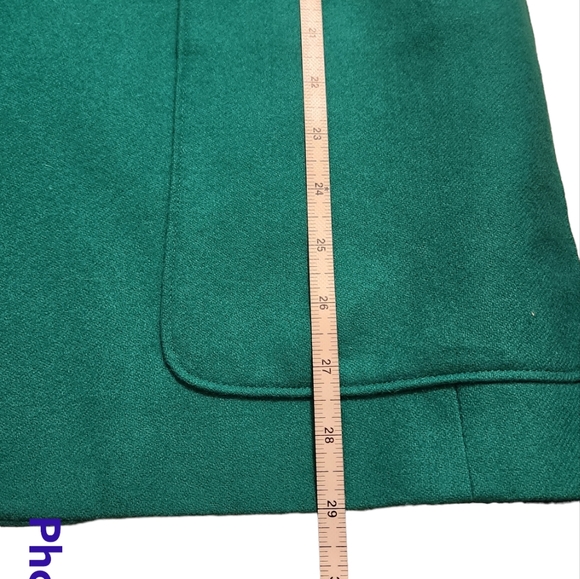 Green vtg Blazer Skirt Set - Picture 9 of 16